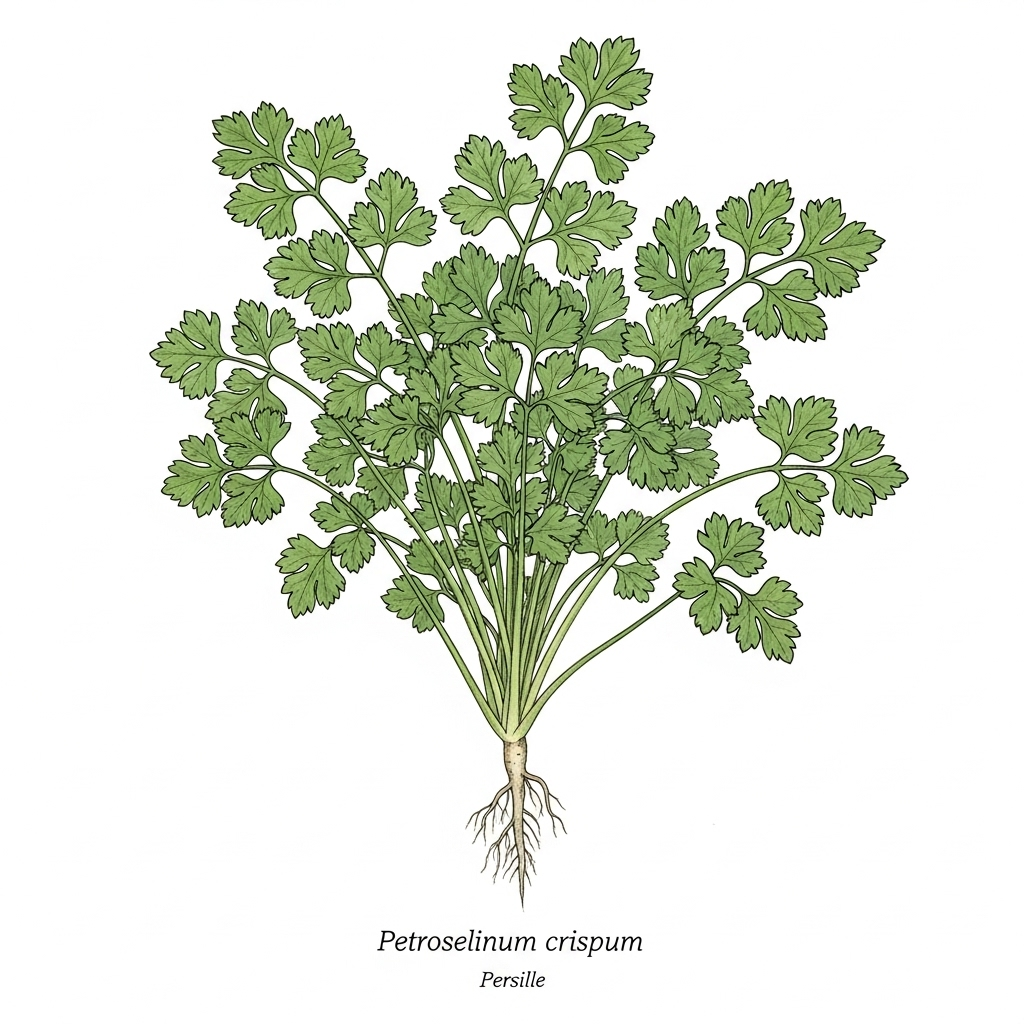 Plakat - Persille (Petroselinum crispum)