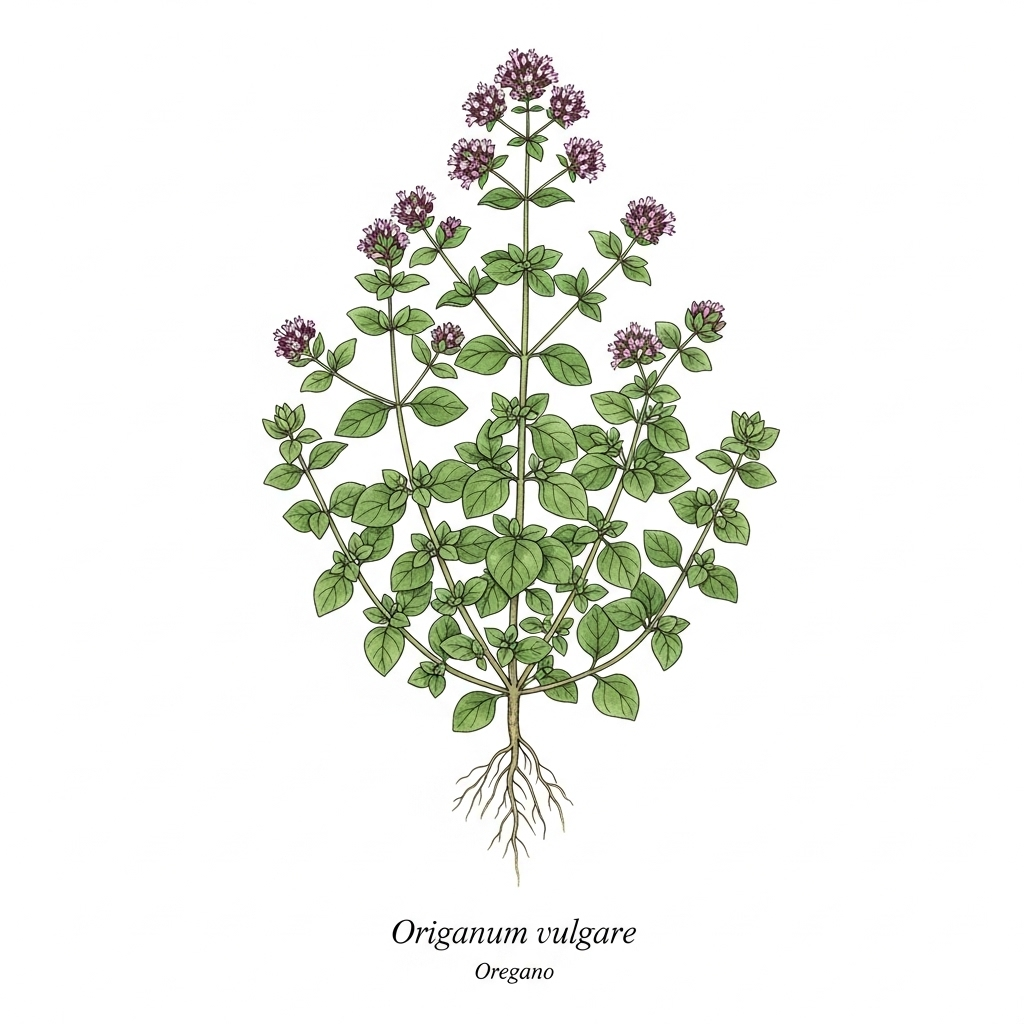 Plakat - Oregano (Origanum vulgare)